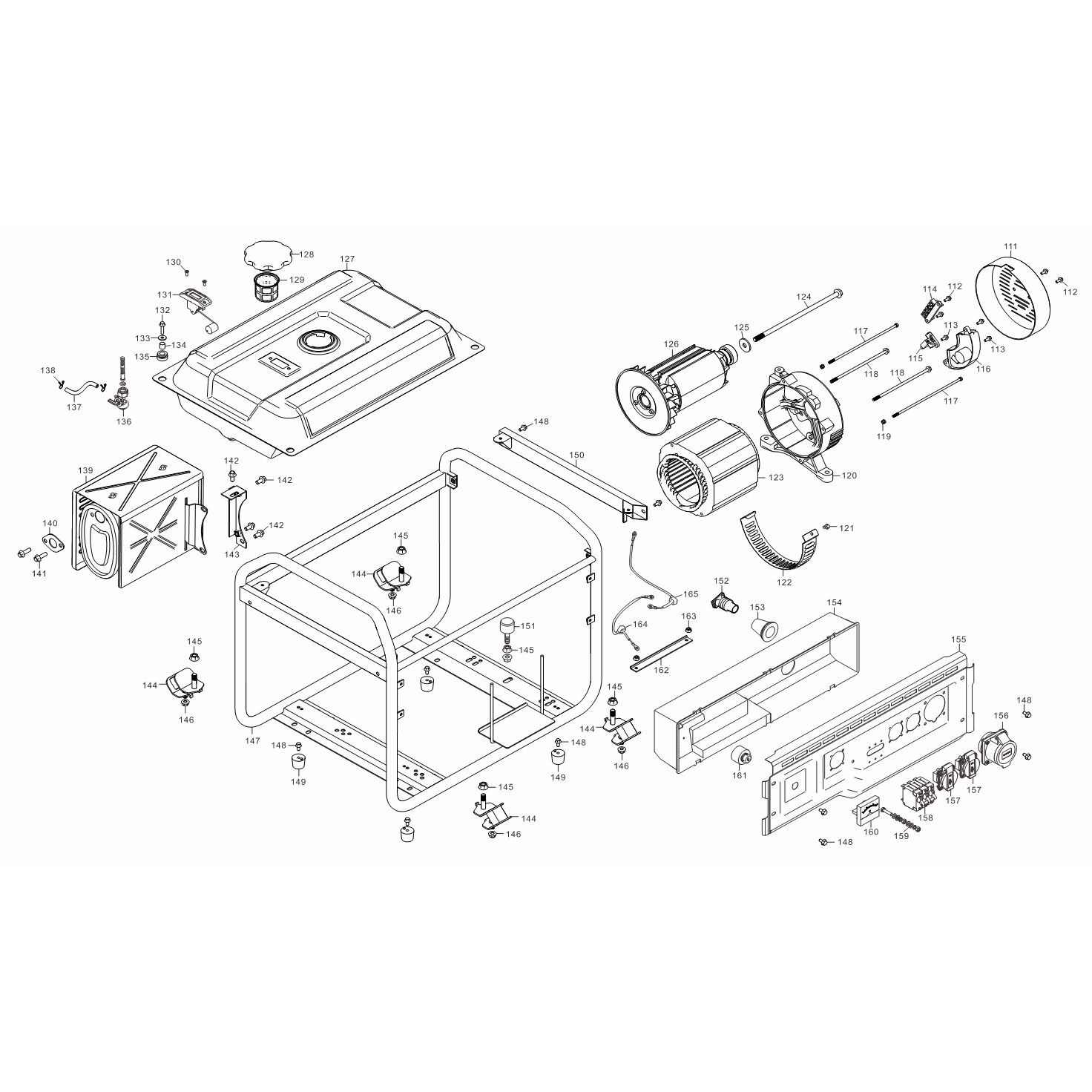 Генератор бензиновый СБ-7000Е-3