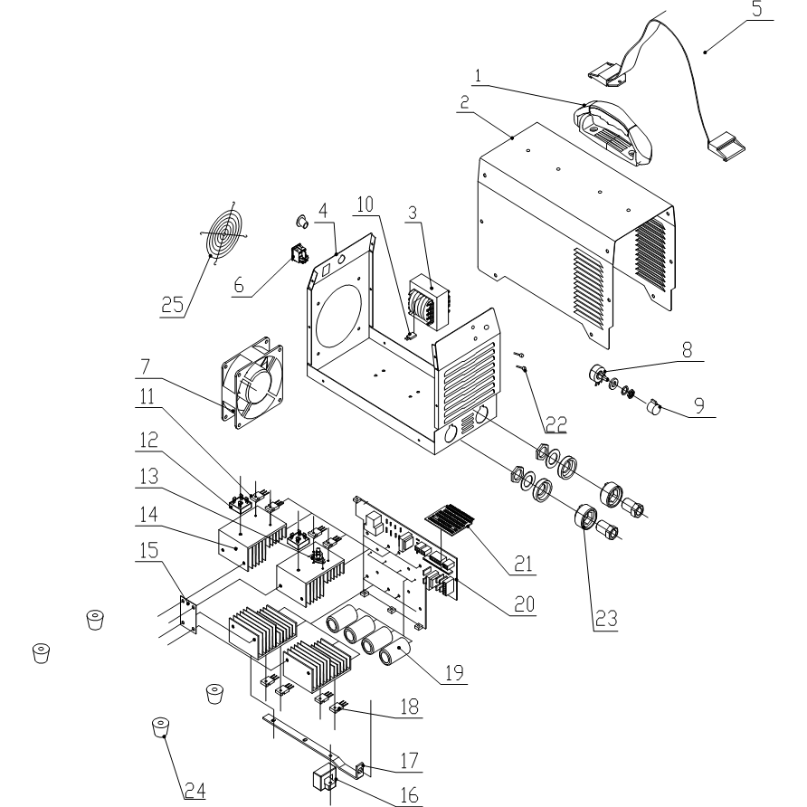 Сварочный инвертор, ММА ЗАС-М3-250